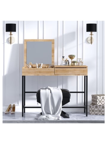 Evila Kaptafel eikenkleurig - (B)100 x (H)75 x (D)45 cm