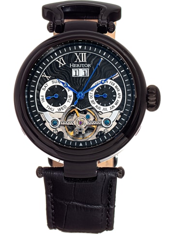 Heritor Automatikuhr "Ganzi" in Schwarz