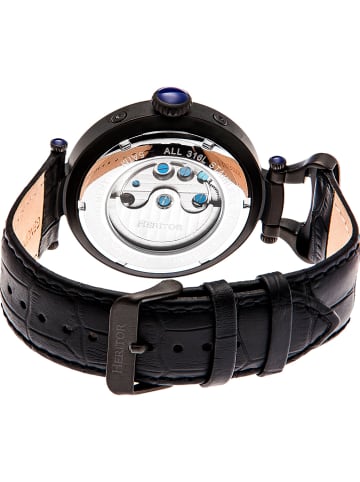 Heritor Automatikuhr "Ganzi" in Schwarz