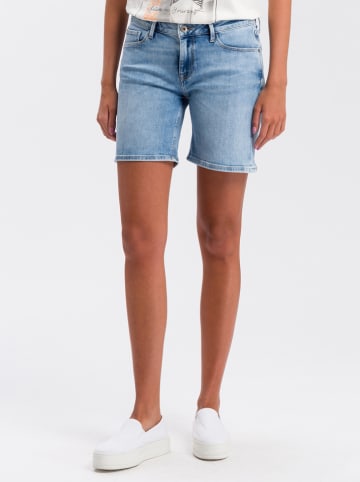 Cross Jeans Dżinsowe szorty "Zena" - Slim fit - w kolorze błękitnym