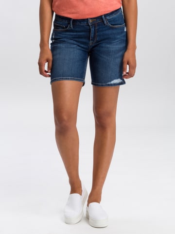 Cross Jeans Dżinsowe szorty "Zena" - Slim Fit - w kolorze granatowym