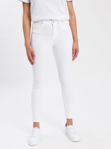 Cross Jeans Spodnie "Judy" - Super Skinny fit - w kolorze białym