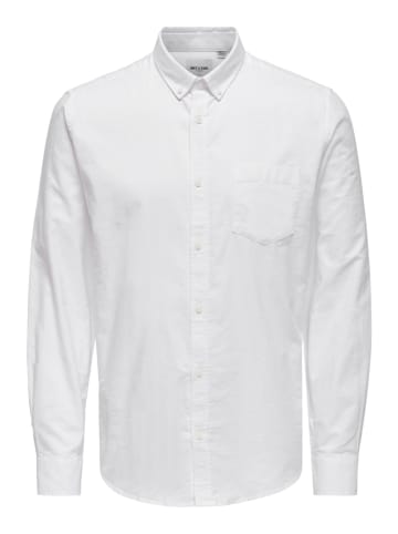 ONLY & SONS Blouse "Alvaro" - regular fit - wit