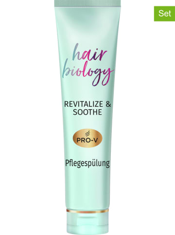 Hair biology 2er-Set: Spülungen "Revitalize & Soothe", je 160 ml