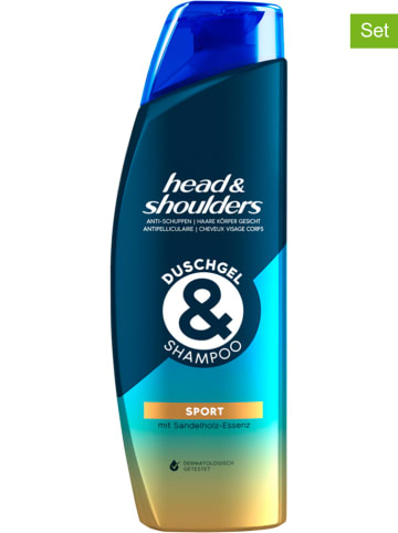 Head & Shoulders 3er-Set: Anti-Schuppen-Shampoos "Sport", je 225 ml