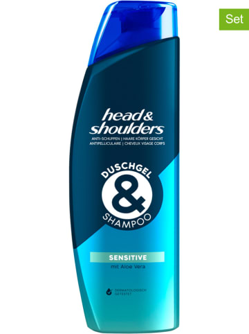 Head & Shoulders 3er-Set: Anti-Schuppen-Shampoos "Sensitive", je 225 ml