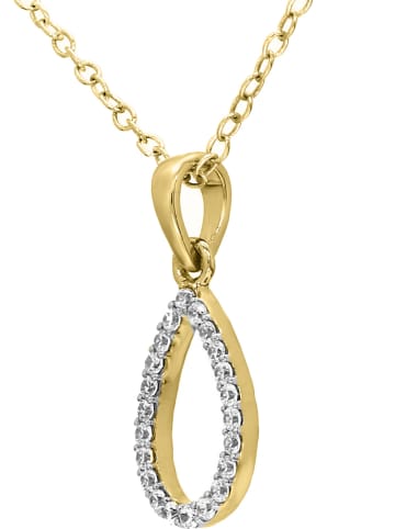 Vittoria Jewels Gold-Anhänger mit Diamanten