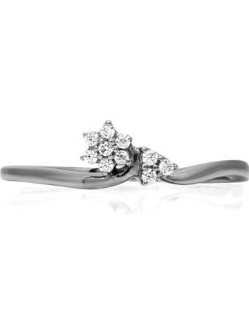 Vittoria Jewels Witgouden ring met diamanten