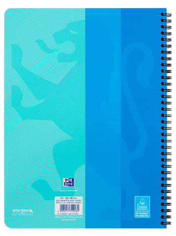 Oxford 2-delige set: 2-in-1 duo-collegeblokken "Touch - Liniatuur 27 en 28"