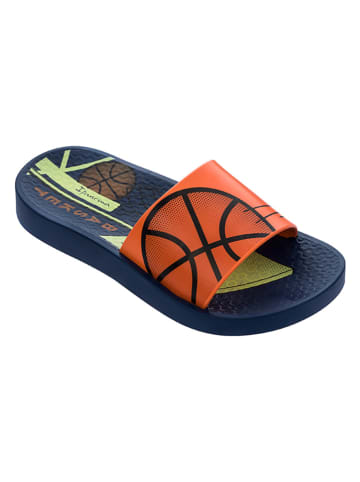 Ipanema Pantoletten "Urban II Slide" in Blau/ Orange