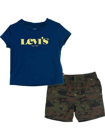 Levi's Kids 2-delige outfit donkerblauw