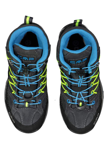 CMP Leren trekkingboots "Rigel" antraciet/blauw