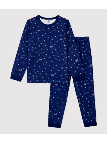 PETIT BATEAU Pyjama donkerblauw