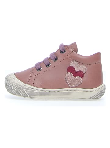Naturino Leder-Sneakers "Gloss" in Rosa