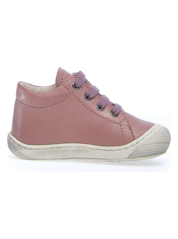 Naturino Leren sneakers "Gloss" lichtroze