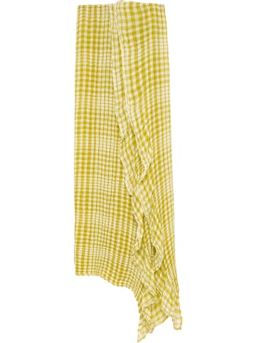 Someday Sjaal "Akara" groen/crème - (L)200 x (B)50 cm