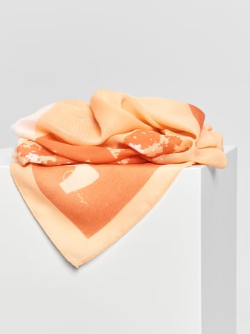 OPUS Sjaal "Asophie" oranje - (L)110 x (B)110 cm