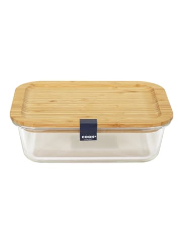 COOK CONCEPT Lunchbox in Natur - (B)20 x (H)6,5 x (T)14,8 cm
