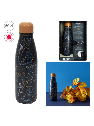 COOK CONCEPT Edelstahl-Isolierflasche in Dunkelblau - 500 ml