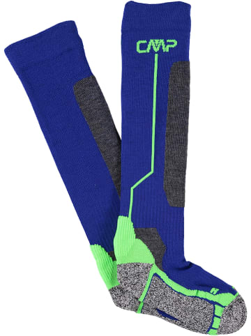 CMP Ski-/ Snowboardsocken in Blau/ Grün