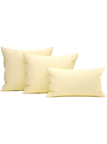 Heckett Lane Poszewka "Wafel" w kolorze żółtym na poduszkę