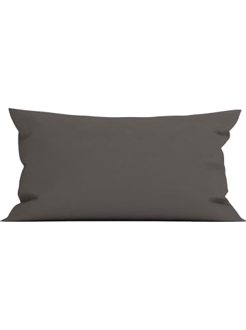 Heckett Lane Poszewka satynowa "Elementi" w kolorze antracytowym na poduszkę