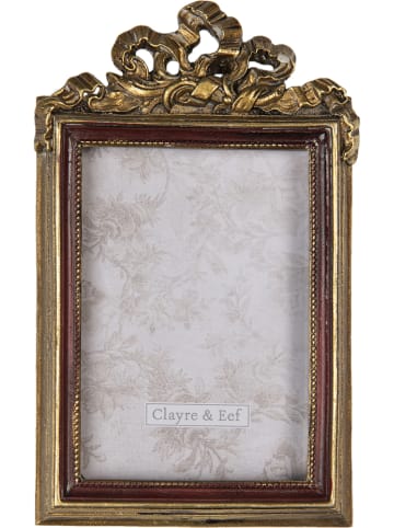 Clayre & Eef Fotolijst goudkleurig - (B)8 x (H)13 cm