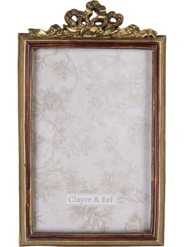 Clayre & Eef Ramka w kolorze złotym na zdjęcia - 12 x 19 cm