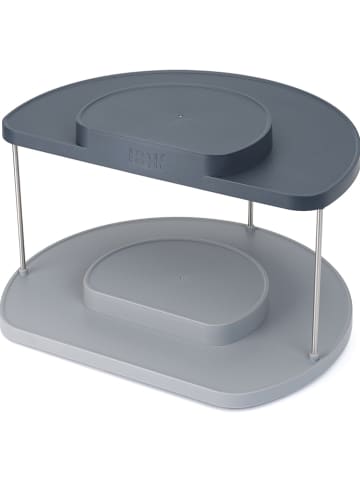 JosephJoseph Regalorganizer "CupboardStore" in Grau/ Anthrazit - (B)33 x (H)20 x (T)28 cm