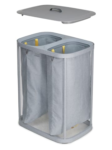 JosephJoseph Wäschekorb "Tota" in Grau - 2x 45 l
