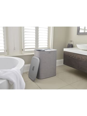 JosephJoseph Wäschekorb "Tota" in Grau - 2x 45 l