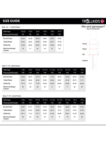 Trollkids Ski-/snowboardjas "Hafjell XT" geel