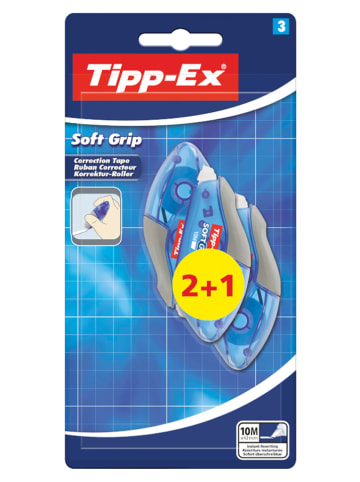 TippEx Korektory (3 szt.) "Tipp-Ex Soft Grip"