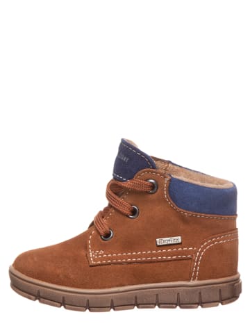 Richter Shoes Leder-Sneakers in Hellbraun