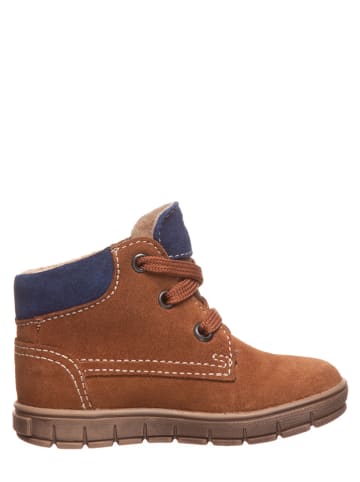 Richter Shoes Leder-Sneakers in Hellbraun
