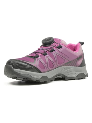 Richter Shoes Buty trekkingowe w kolorze antracytowo-fioletowym