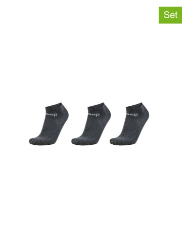 Jeep Jeep Socken & Beinstulpen  in anthrazit - 3 er Set