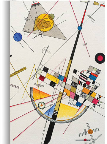 Pandora Trade Kunstdruk op canvas "Wassily Kandinsky - Acrylic" - (B)60 x (H)90 cm