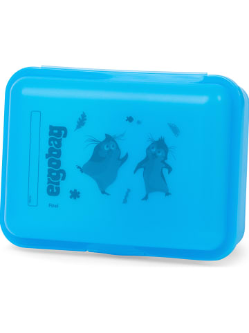Ergobag Lunchbox "Hula Hoopbär" in Hellblau - (B)18 x (H)7 x (T)13 cm