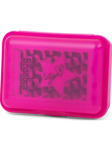 Ergobag Lunchbox "Nachtschwärmbär" in Pink - (B)18 x (H)7 x (T)13 cm