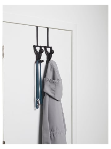 umbra Türgarderobe "Buddy" in Schwarz - (B)22 x (H)30 x (T)11 cm