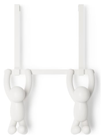 umbra Türgarderobe "Buddy" in Weiß - (B)22 x (H)30 x (T)11 cm