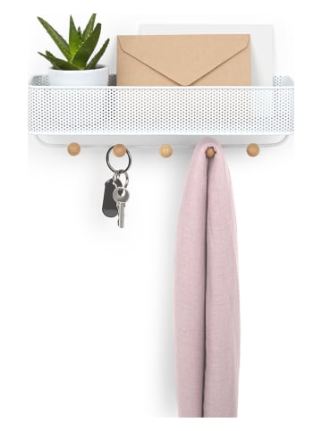 umbra Wandorganizer "Estique" in Weiß - (B)32 x (H)9 x (T)9 cm