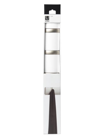 umbra Garderobenleiste "Flip 5" in Weiß - (B)51 x (H)6 x (T)3 cm