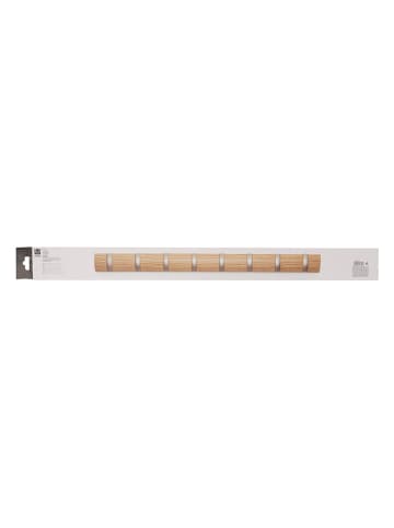 umbra Garderobenleiste "Flip 8" in Hellbraun - (B)81 x (H)6 x (T)3 cm