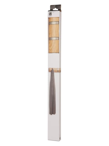 umbra Garderobenleiste "Flip 8" in Hellbraun - (B)81 x (H)6 x (T)3 cm