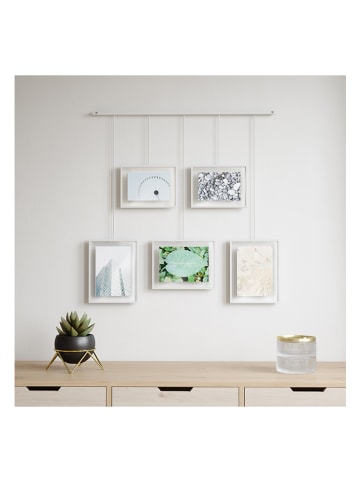 umbra Bilderleiste "Exhibit" in Weiß - (L)79 x (B)70 cm