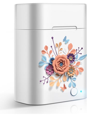 SmartCase Słuchawki douszne Bluetooth w kolorze biało-srebrnym