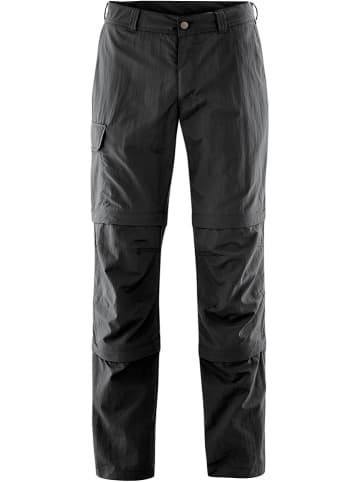 Maier Sports Spodnie funkcyjne Zipp-off "Saale" w kolorze czarnym