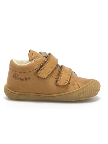 Naturino Leder-Sneakers in Camel
